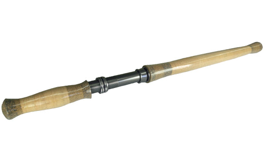 ROD BUILDING KIT IM-8 GRAPHITE SWITCH FLY ROD BLANK 11ft 6/7WT 4PC GLOSS  GREEN (GUNMETAL GREY)