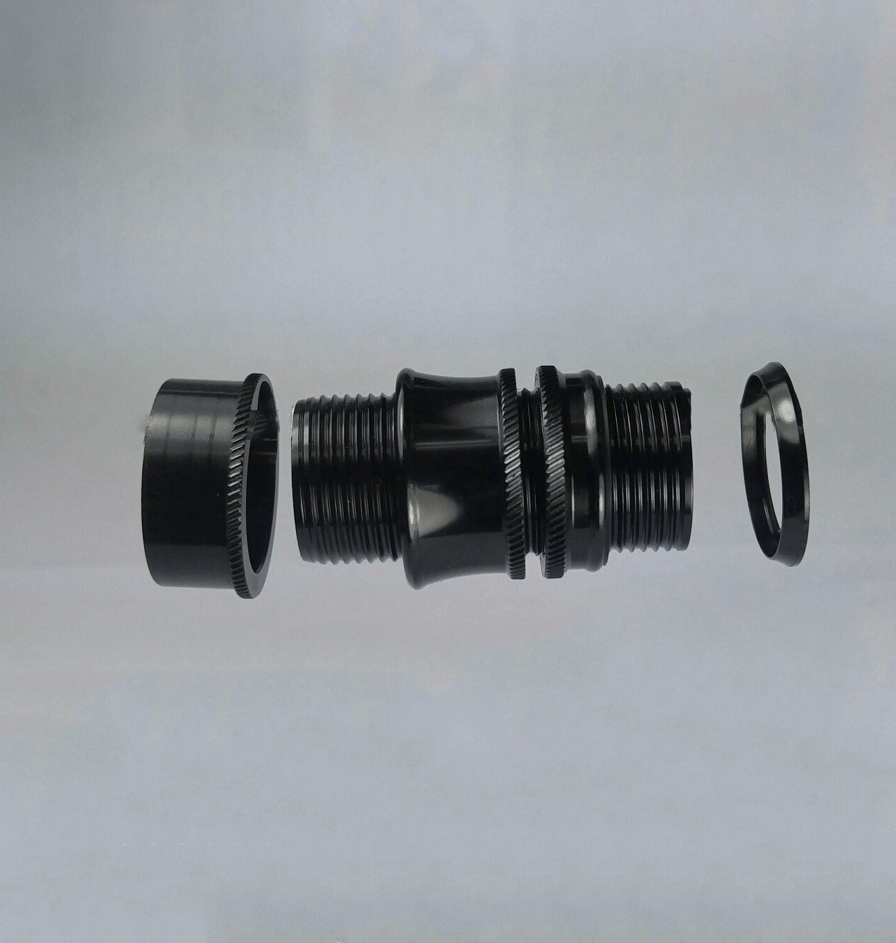 PRECISION MACHINED SKELETON REEL SEAT BLACK SK UL6B-L FOR 7WT/8WT FLY ROD FLY ROD