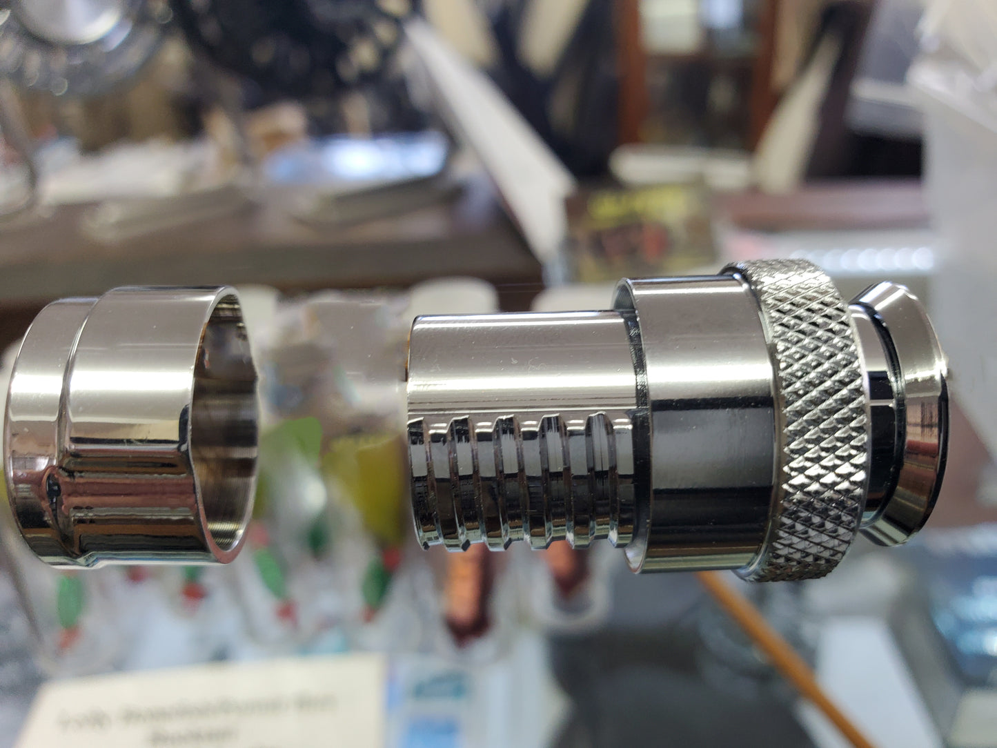 CNC MACHINED SKELETON REEL SEAT NICKEL SILVER SK DL4NS DOWN LOCKING FOR FLY ROD