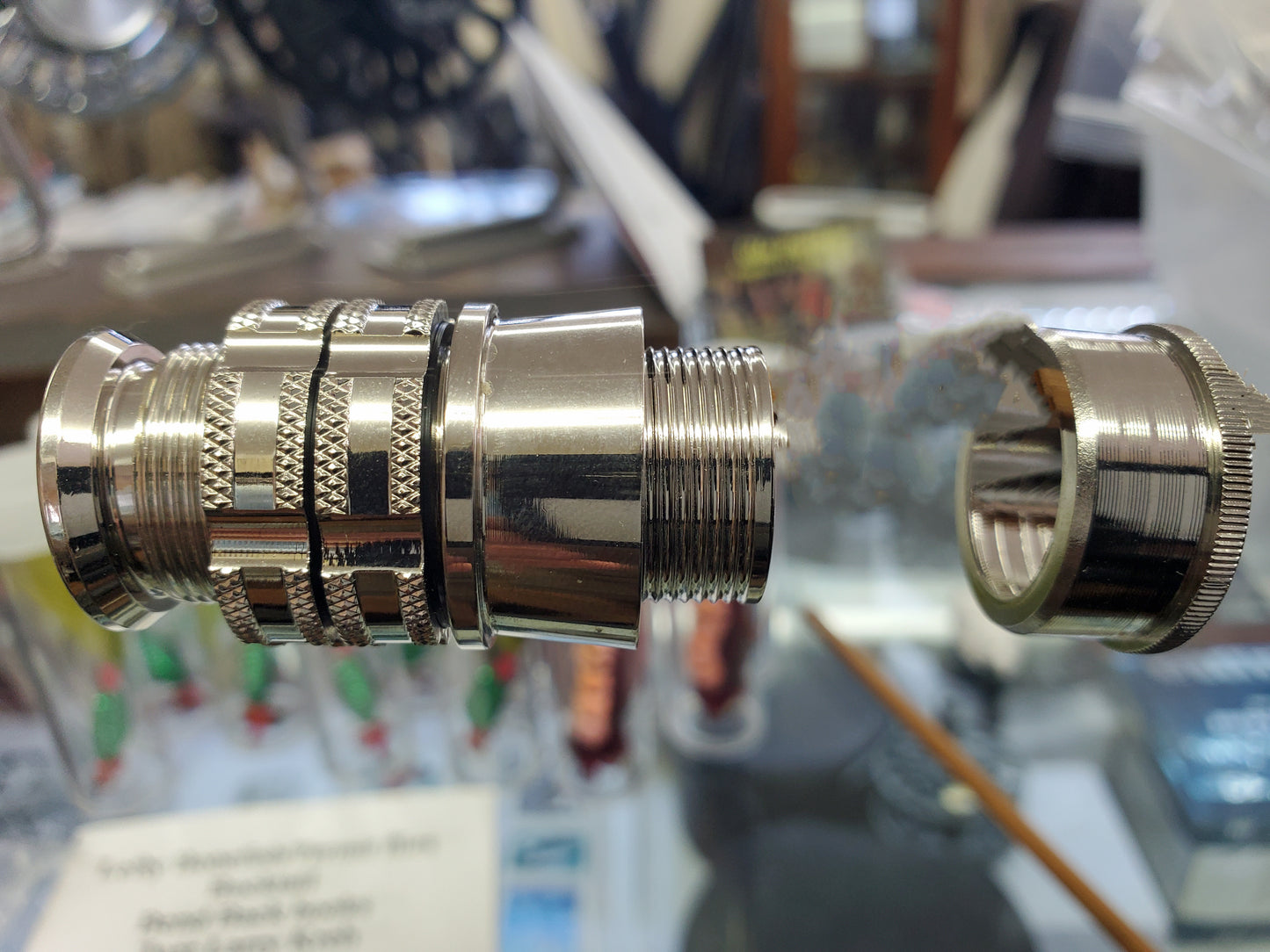 CNC MACHINED LARGE SKELETON REEL SEAT NICKEL SILVER SK UL13NS FOR YOUR FLY ROD