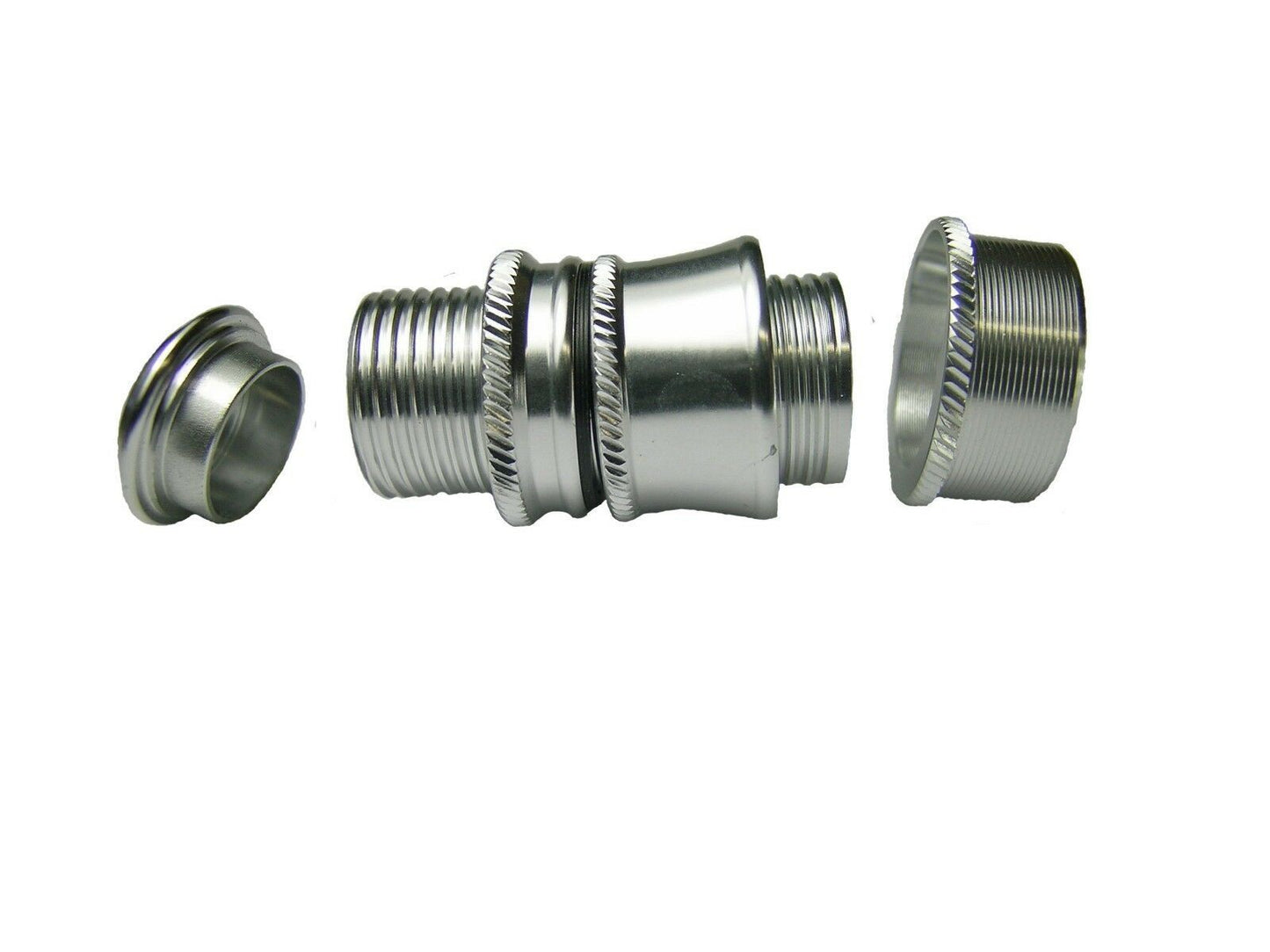 SKELETON REEL SEAT SILVER FOR 4WT/6WT FLY ROD WITH BURLED WOOD SPACER UL6S-M