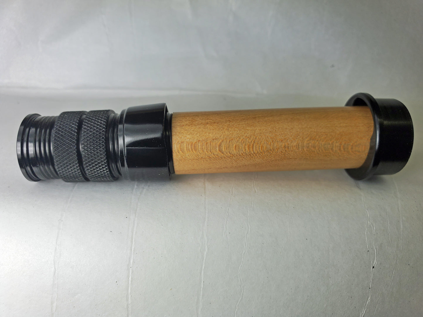 SKELETON REEL SEAT BLACK FOR 3WT/5WT FLY ROD WITH MAPLE SPACER UL1B