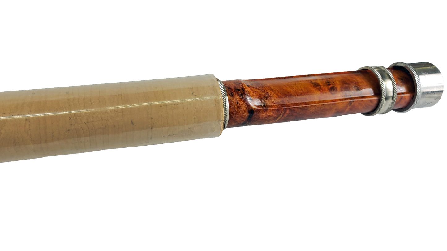 OLDE FLY SHOP BAMBOO FLY ROD 6ft 2/2 3WT SHARPE'S OF ABERDEEN TAPER FLAMED