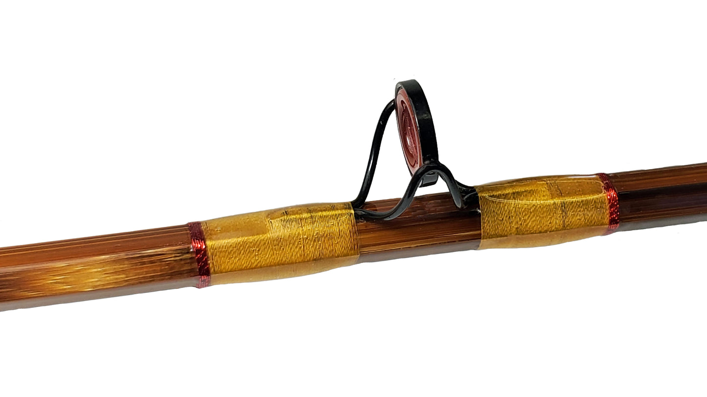 OLDE FLY SHOP BAMBOO FLY ROD 6ft 2/2 3WT SHARPE'S OF ABERDEEN TAPER FLAMED