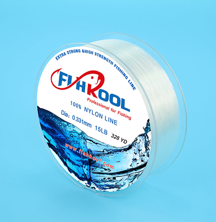 FISHKOOL 100% NYLON MONOFIMENT EXTRA STRONG & HIGN STRENGTH FISHING LINE 10-30LB