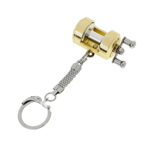 KEY RING MINIATURE BAIT CASTER FISHING REEL