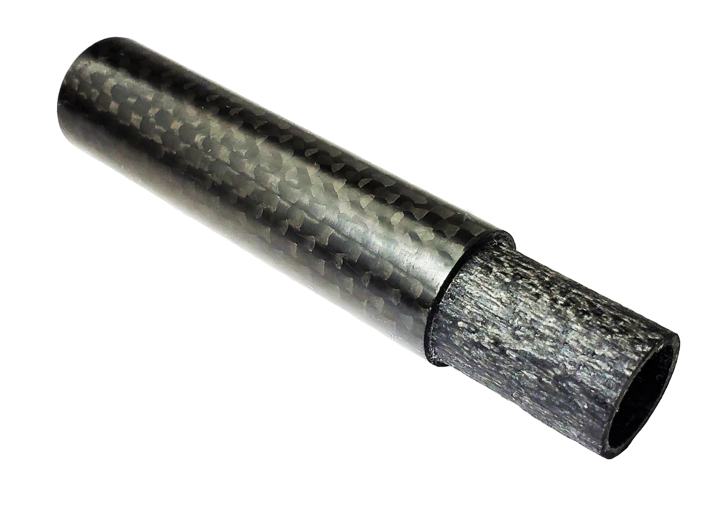 CARBON FIBER FLY ROD GRIP, FULL WELLS BUTT,CARBON FIBER SPACER,BLACK SKELETON REEL SEAT, UL6B-L