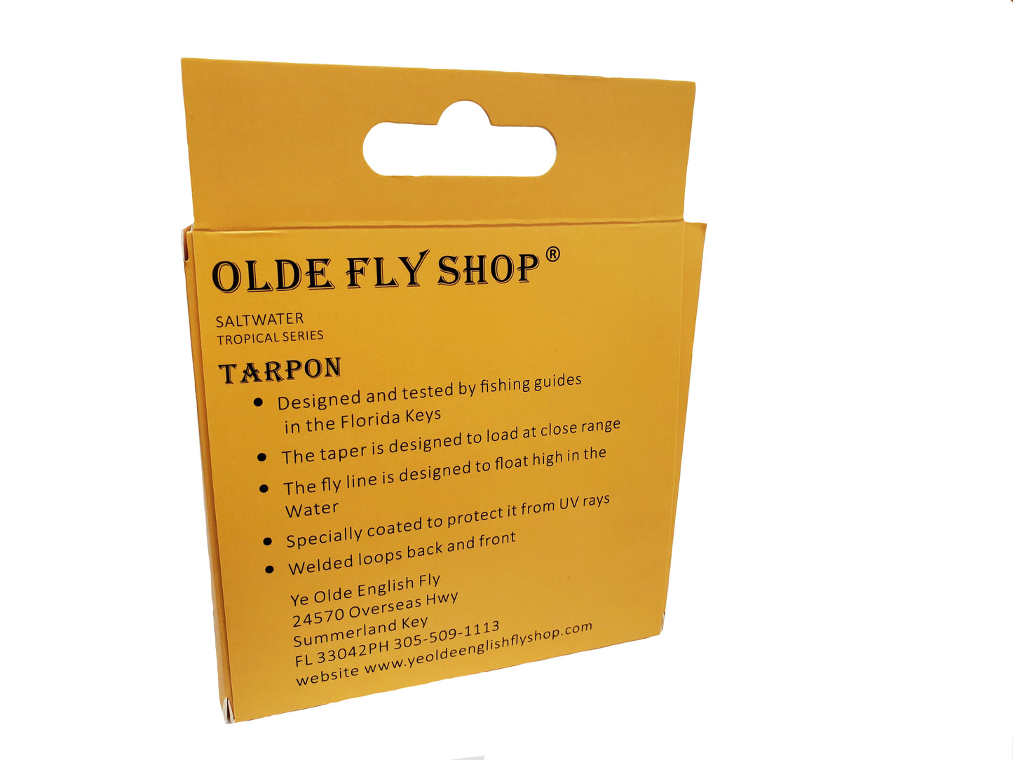 OLDE FLY SHOP TROIPICAL TARPON FLY LINE WF-10F / WF-12F WEIGHT FORWARD FLOATING