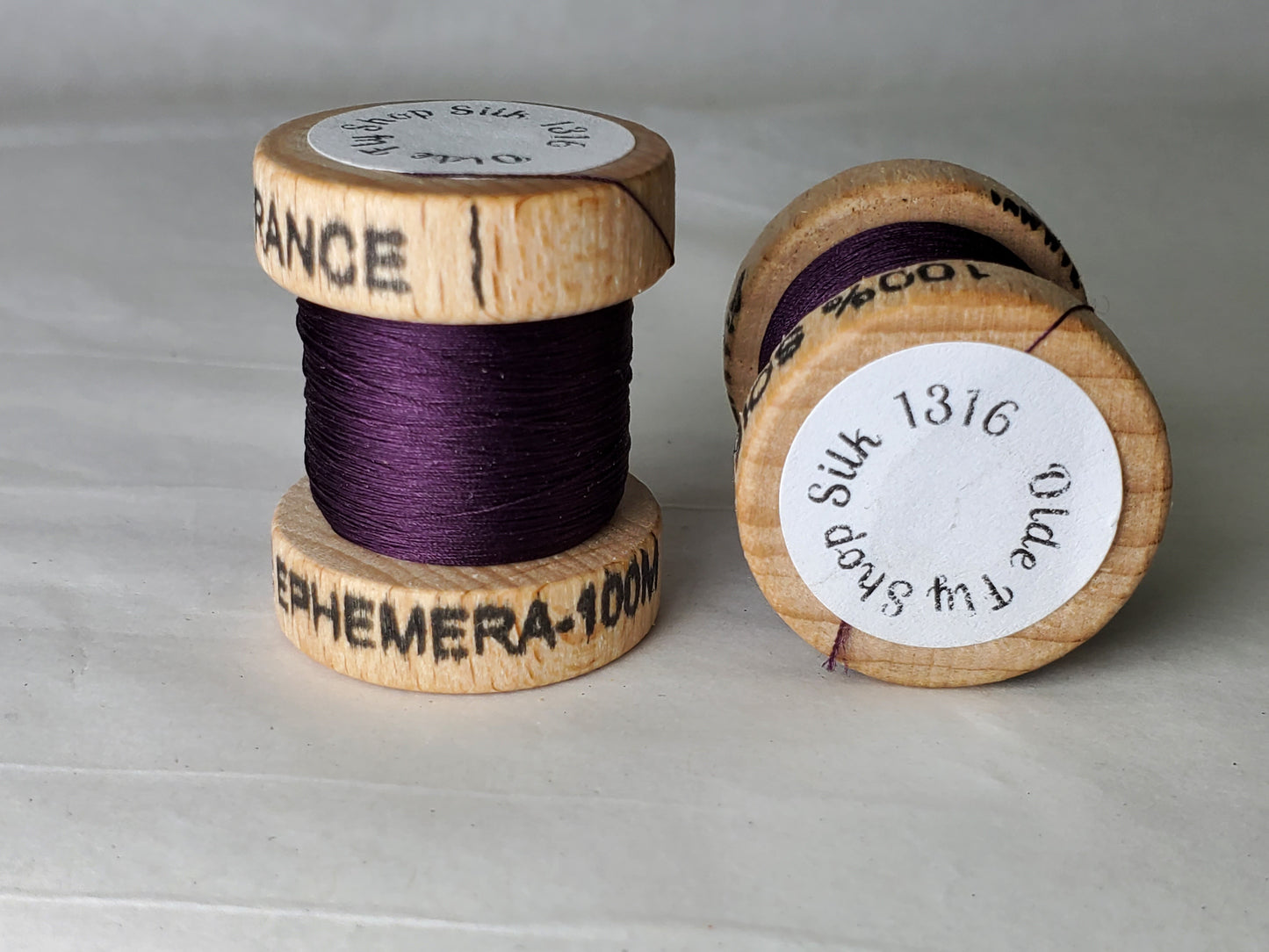 EPHEMERA PURE SILK THREAD - BAMBOO ROD WRAPPING THREAD MADE IN FRANCE