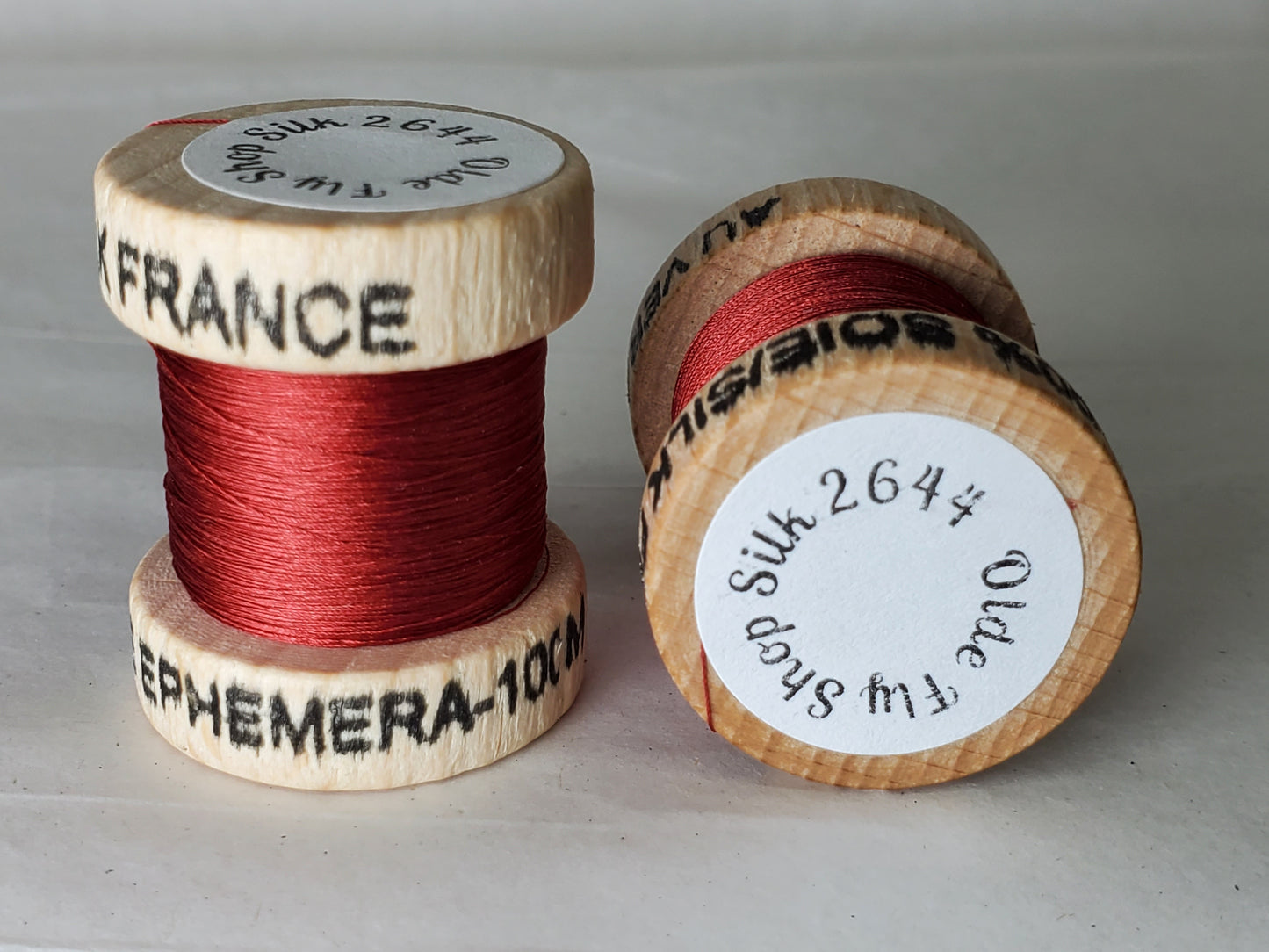 EPHEMERA PURE SILK THREAD - BAMBOO ROD WRAPPING THREAD MADE IN FRANCE