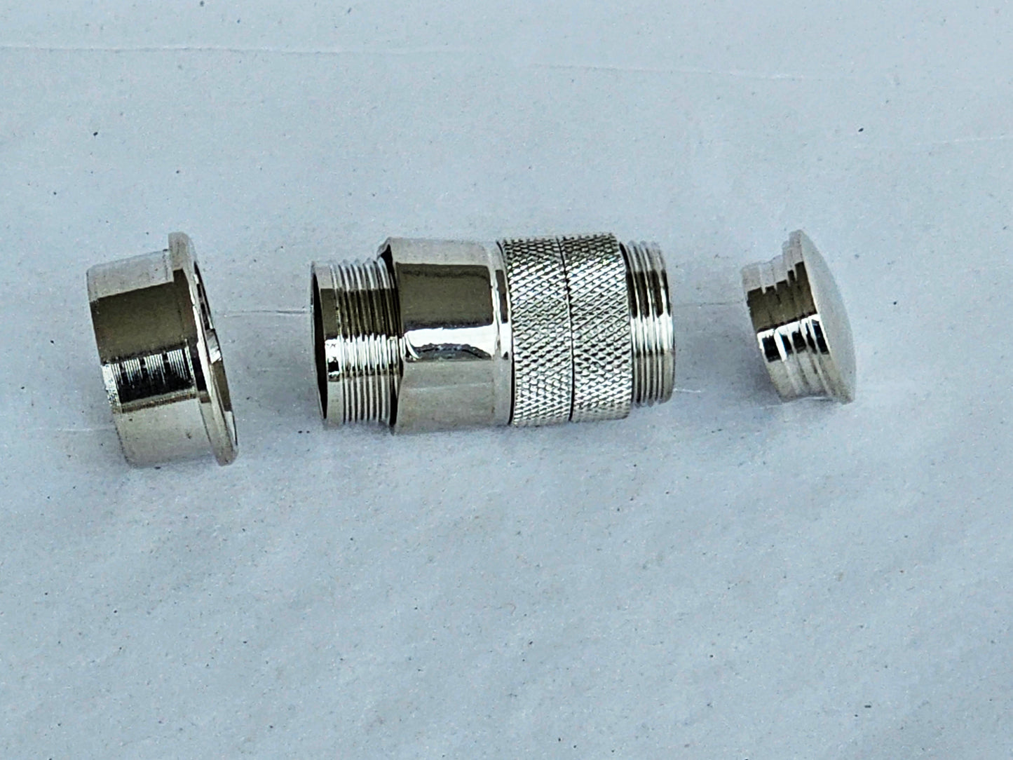 CNC MACHINED SKELETON REEL SEAT NICKEL SILVER UL1NS FOR 4WT/5WT/6WT FLY ROD