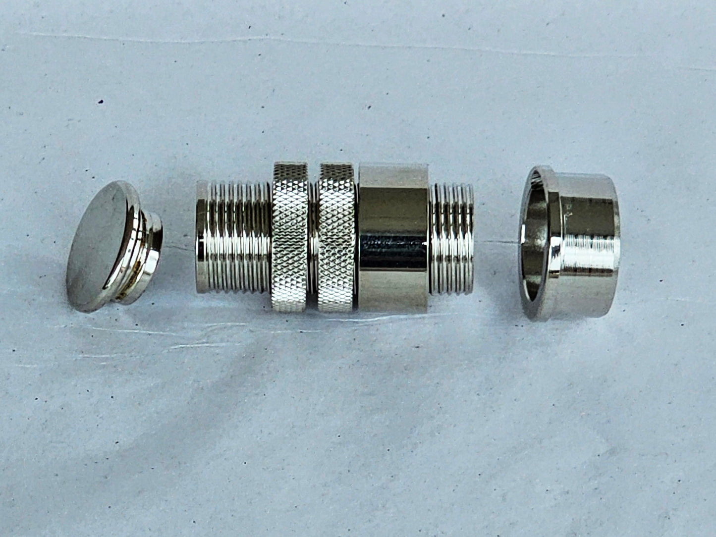 CNC MACHINED SKELETON REEL SEAT NICKEL SILVER UL8NS FOR 4WT/5WT/6WT FLY ROD