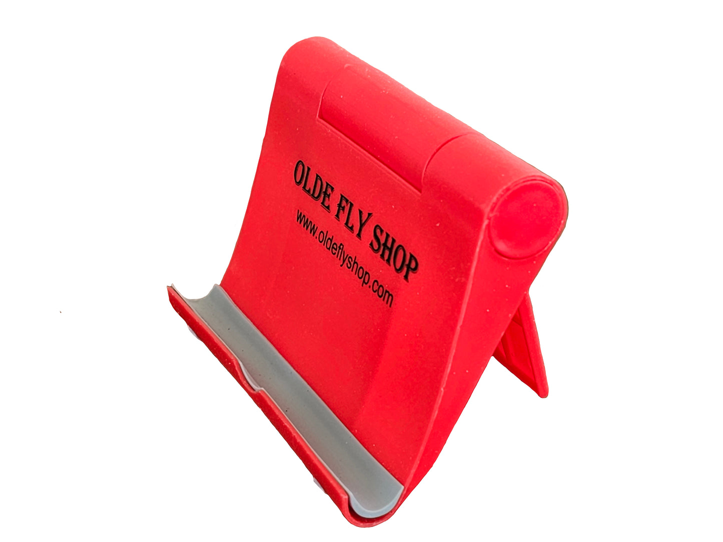 Olde Fly Shop Foldable desk Stand, Cell Phone, Tablet Non-Slip Rubber Pad