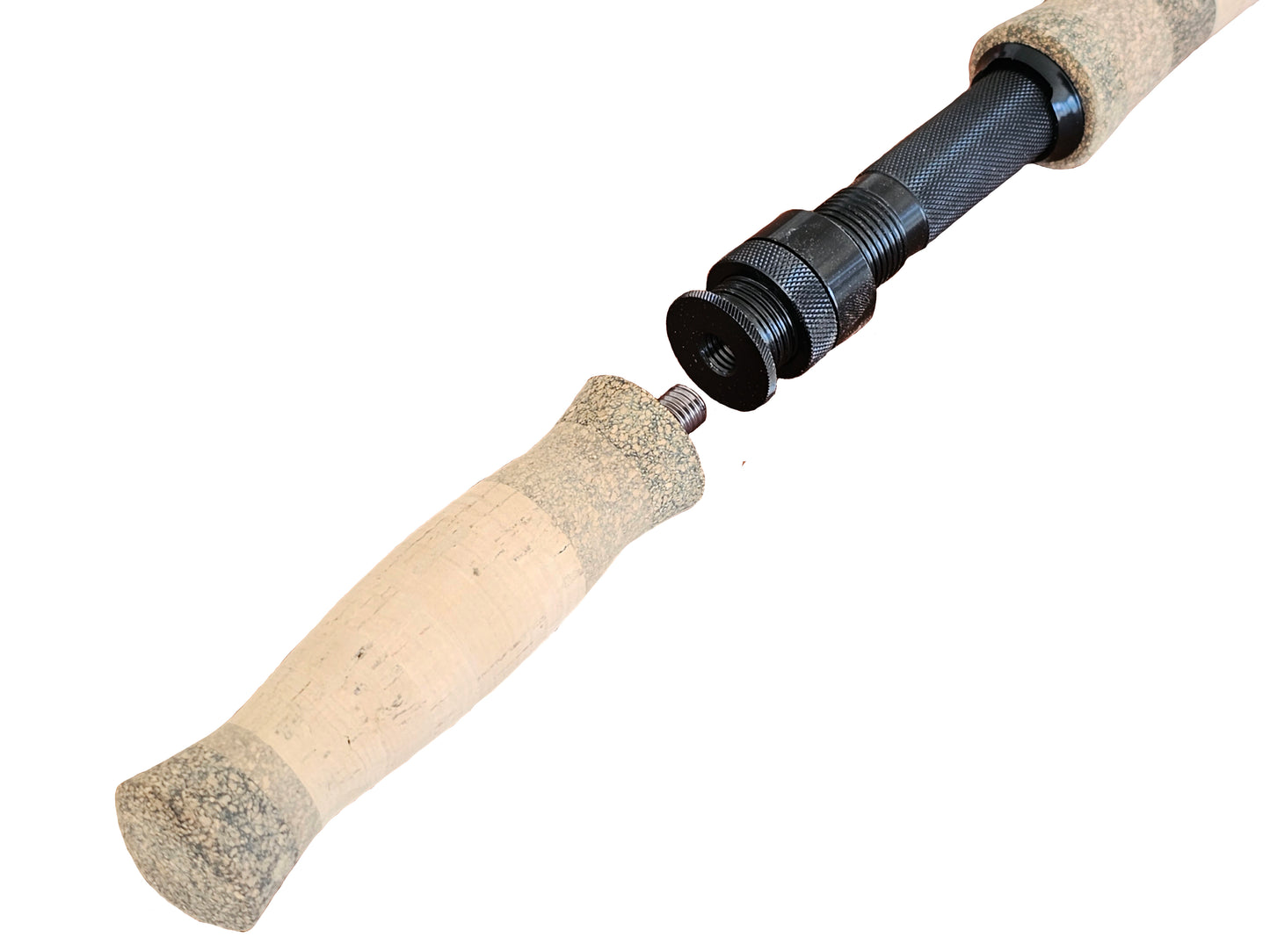 SWITCH /SPEY ROD REEL SEAT WITH FORWARD GRIP AND BUTT GRIP 6WT -8WT