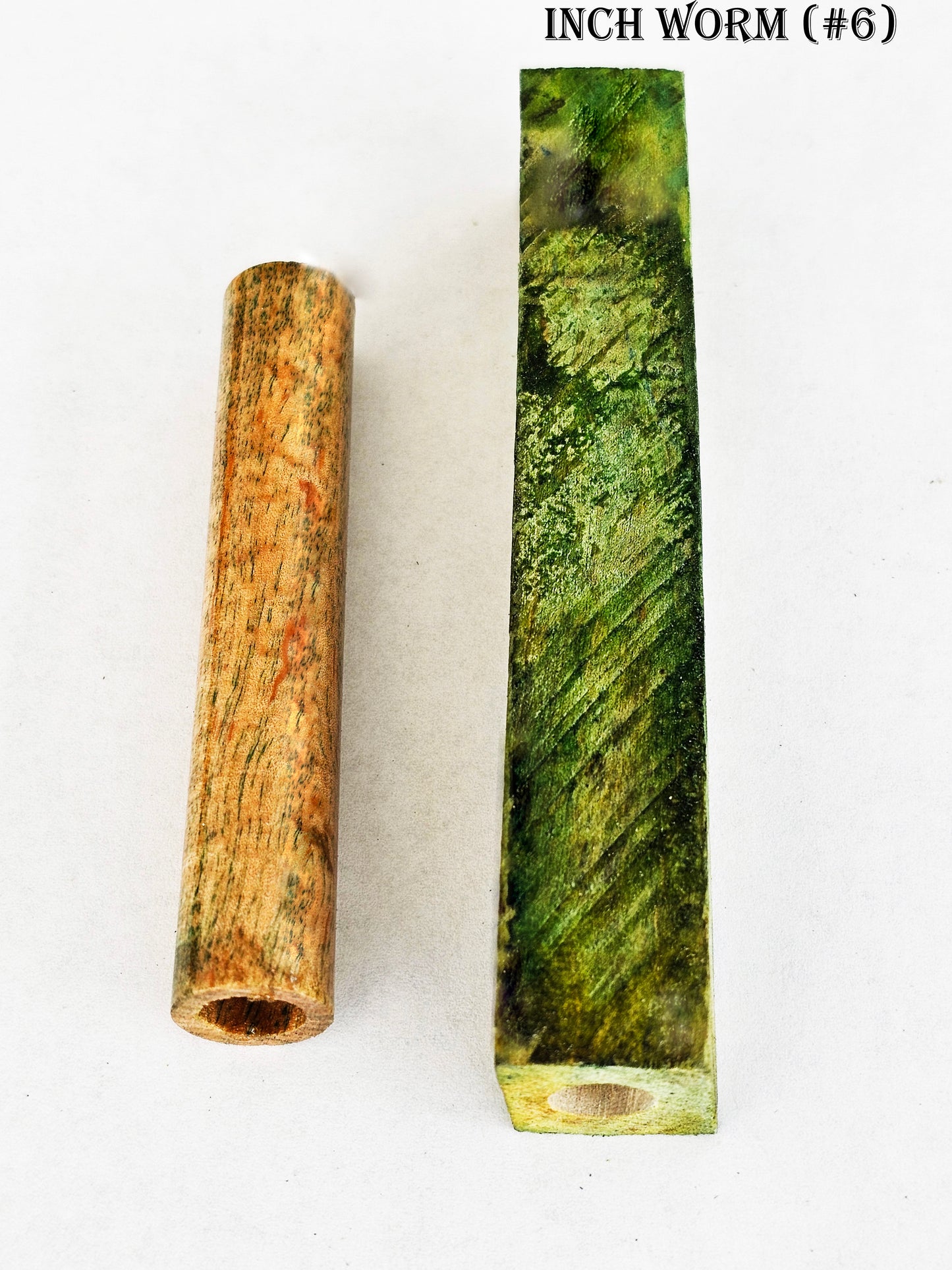 Stabilized Resin Tool Barrel Exotic wood block for reel seat spacer (9) different colors