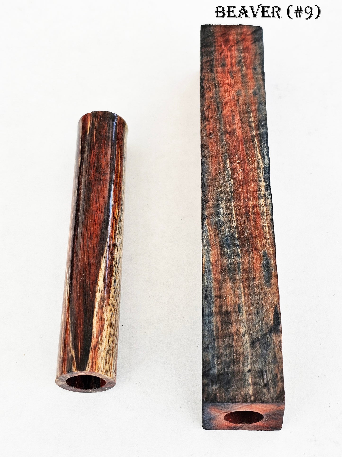 Stabilized Resin Tool Barrel Exotic wood block for reel seat spacer (9) different colors