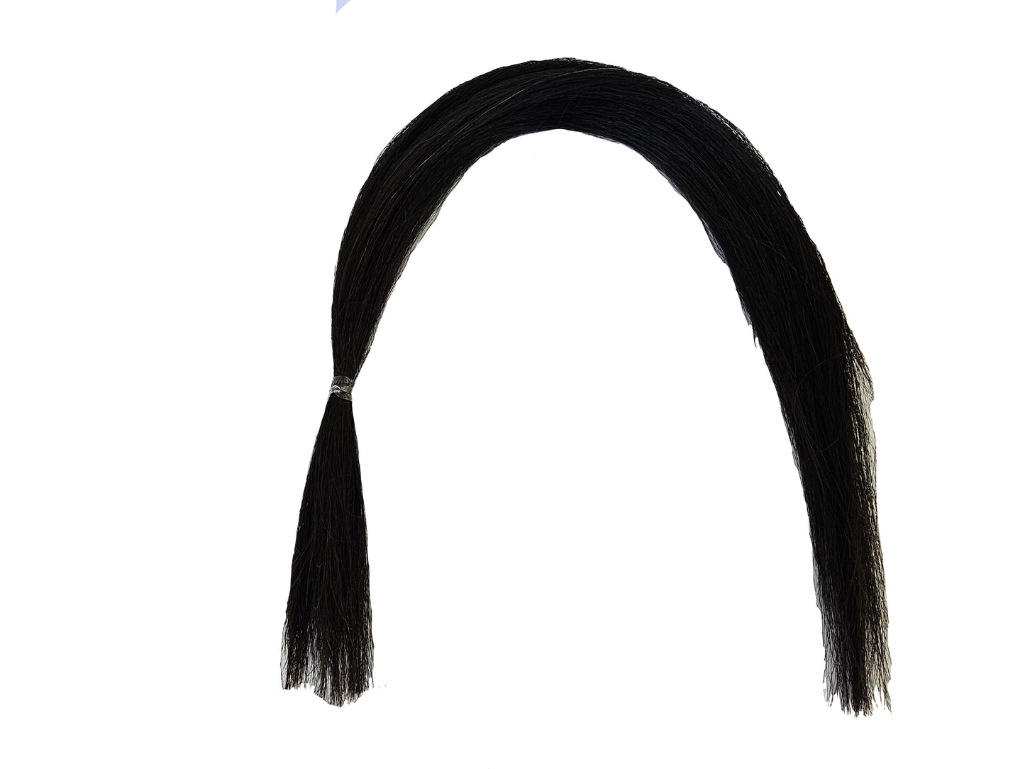 NATURAL YAK BODY HAIR FOR LARGE BAIT FISH PATTENS 12" BLACK