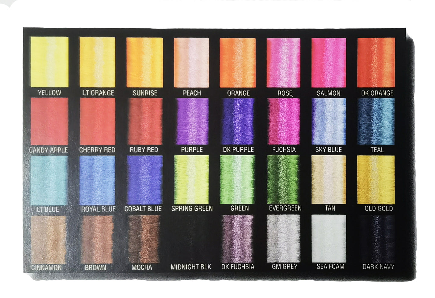 PAC BAY NYLON THREAD 32 COLORS SIZE A