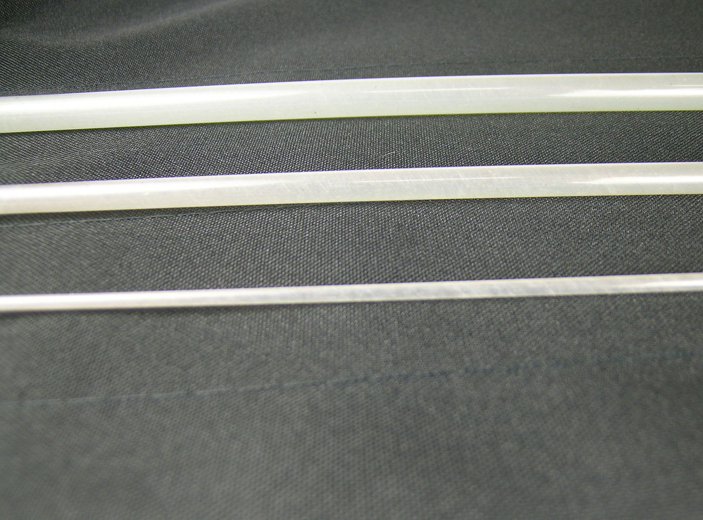 OLDE FLY SHOP FIBERGLASS FLY ROD BLANK 6' 6" 3WT 3PC TRANSLUCENT WITH CLOTH BAG