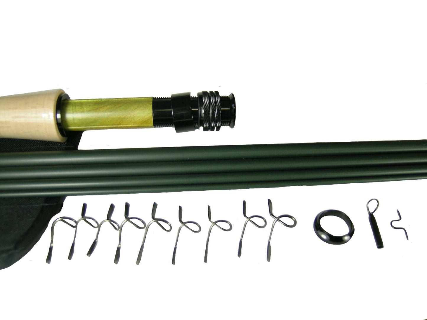 ROD BUILDING KIT IM-8 GRAPHITE FLY ROD BLANK 7' 9" 3WT 4PC SATIN AQUAMARINE