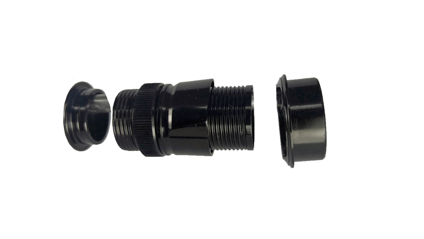 PRECISION MACHINED SKELETON REEL SEAT BLACK SK UL8B