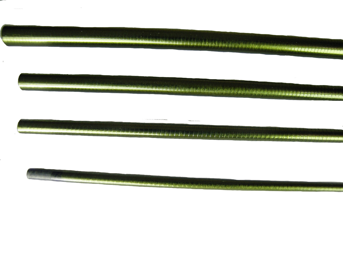 OLDE FLY SHOP IM-8 GRAPHITE FLY ROD BLANKS 6FT 6IN 1WT 4PC GLOSS GREEN