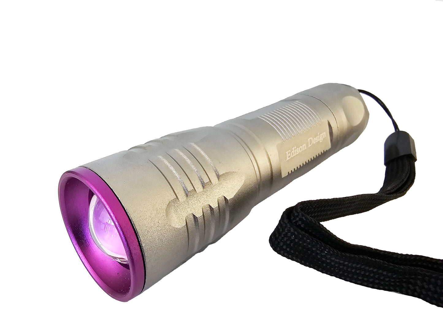 OLDE FLY SHOP FLY TYING 10W 395NM ZOOMABLE SUPER BRIGHT UV LIGHT.