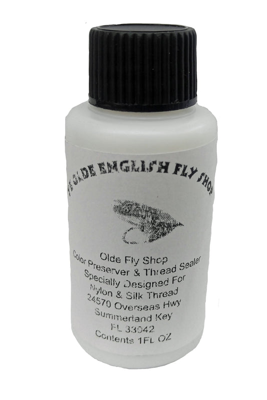 OLDE FLY SHOP COLOR PRESERVER & THREAD SEALANT WITH BRUSH IN CAP