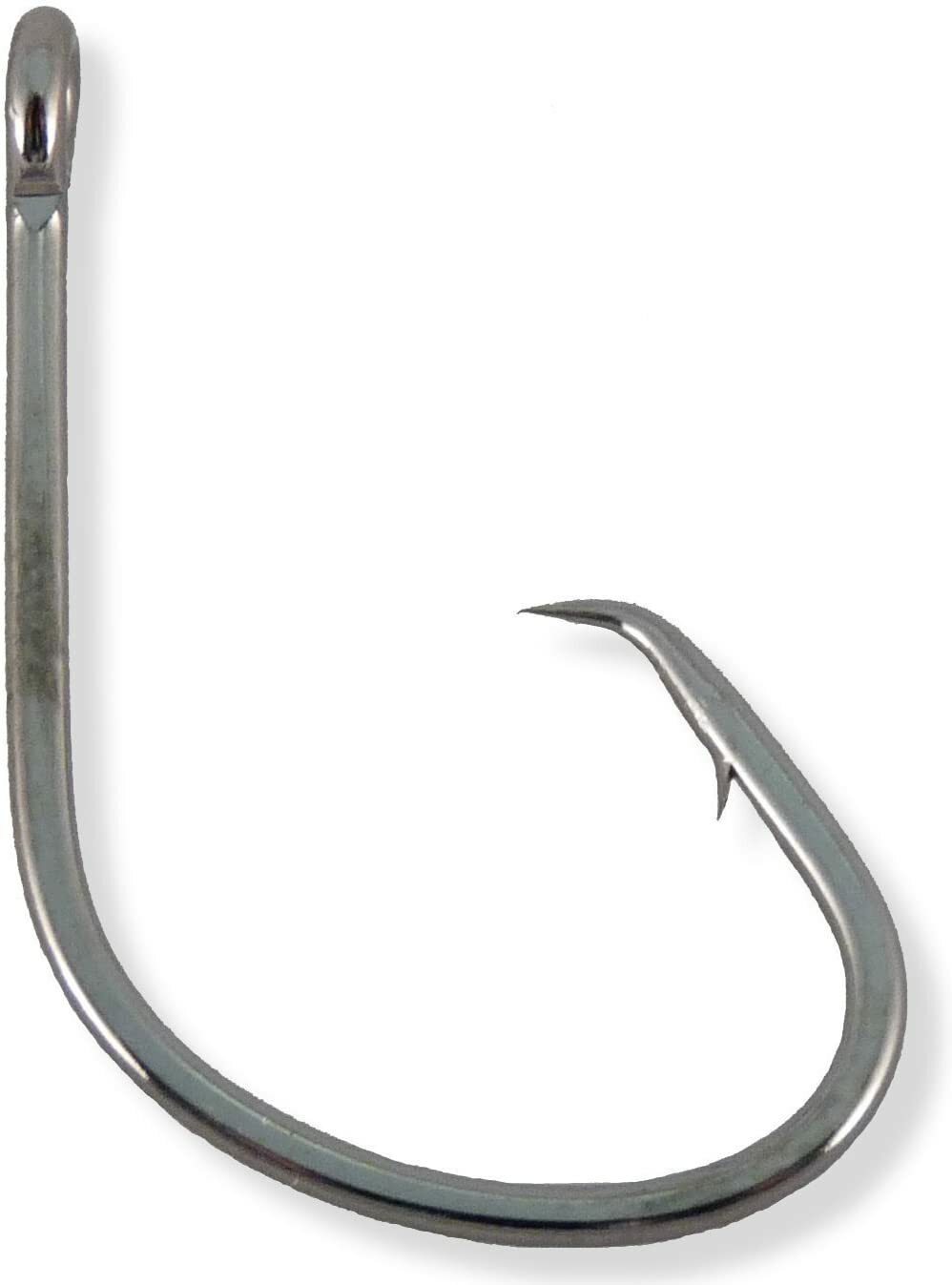 50 PACK OLDE FLY SHOP LITE WIRE OFFSET NICKEL CIRCLE SPORT FISHING HOOK 6/0- 10/0