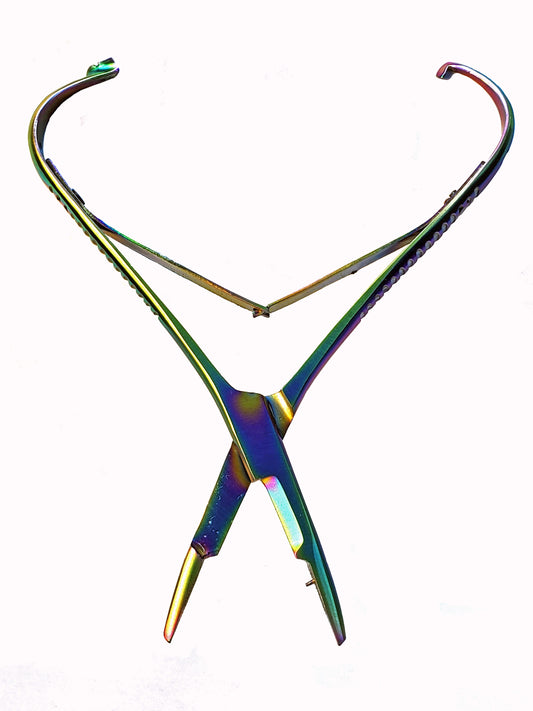 FLY FISHING MITTEN PLIERS/CLAMPS 5.5" SERRATED JAWS GREAT QUALITY