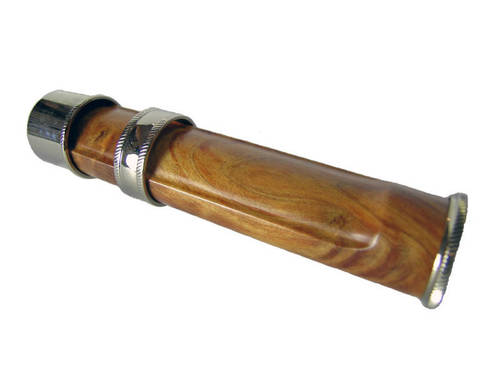 BURLED WOOD  BRASS/CHROME PLATED HARDWARE REEL SEAT 3WT