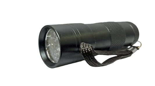 OLDE FLY SHOP FLY TYING UV GEL CURING LIGHT 12 LED'S  BLACK ANODIZED
