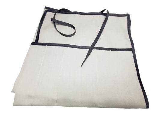 CLASSIC CLOTH BAG LIGHT TAN WITH BLACK TRIM FOR A 9FT 4PC  FLY ROD