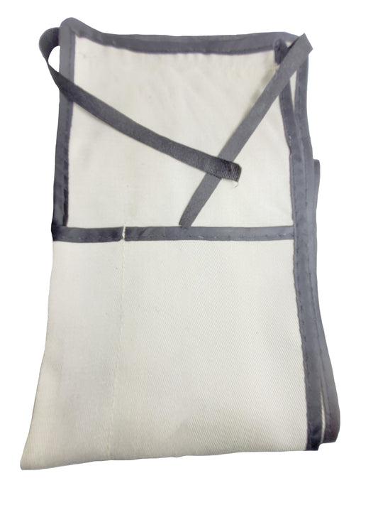 CLASSIC CLOTH BAG FOR A 9FT 2PC  LIGHT TAN WITH BLACK TRIM FLY ROD