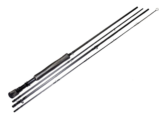 WE HAVE JUST ADDED A NEW LINE OF FLY RODS. THIS ONE IS A FAST ACTON 9FT 4PC 9WT RAW CARON FIBER WITH A CARBON FIBER REEL SEAT , GRIP AND FIGHTING BUTT