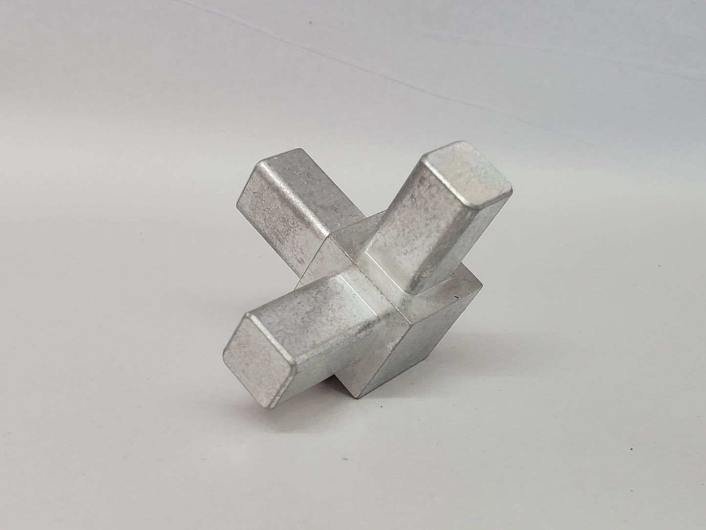 Aluminum 3 way Connector for 3/4" Square Tube