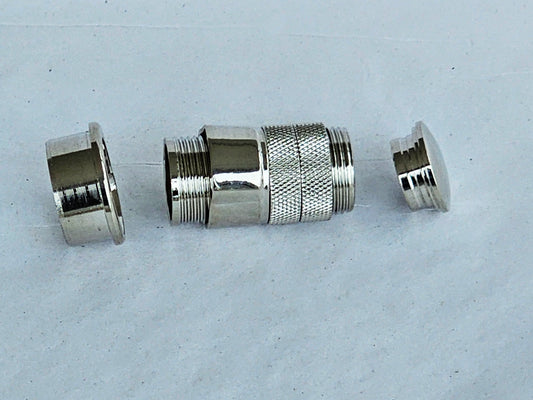 CNC MACHINED SKELETON REEL SEAT NICKEL SILVER UL1NS FOR 4WT/5WT/6WT FLY ROD