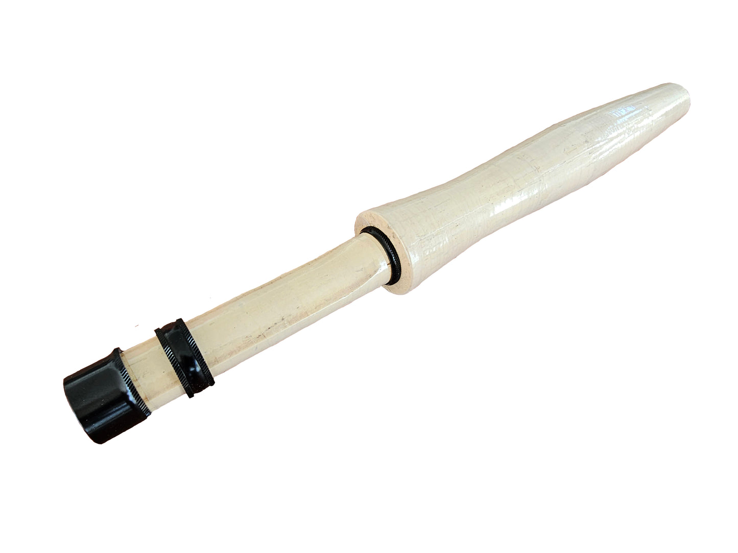 ALL CORK / ALUMINUM BLACK CHROME PLATED SLID BAND REEL SEAT   AND HALF WELLS 6"CORK GRIP  1-4WT