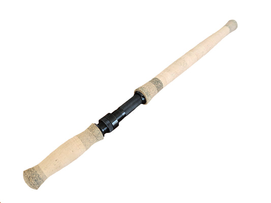 SWITCH /SPEY ROD REEL SEAT WITH FORWARD GRIP AND BUTT GRIP 6WT -8WT