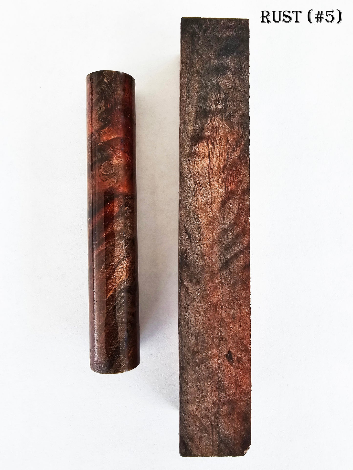 Stabilized Resin Tool Barrel Exotic wood block for reel seat spacer  (9) different colors