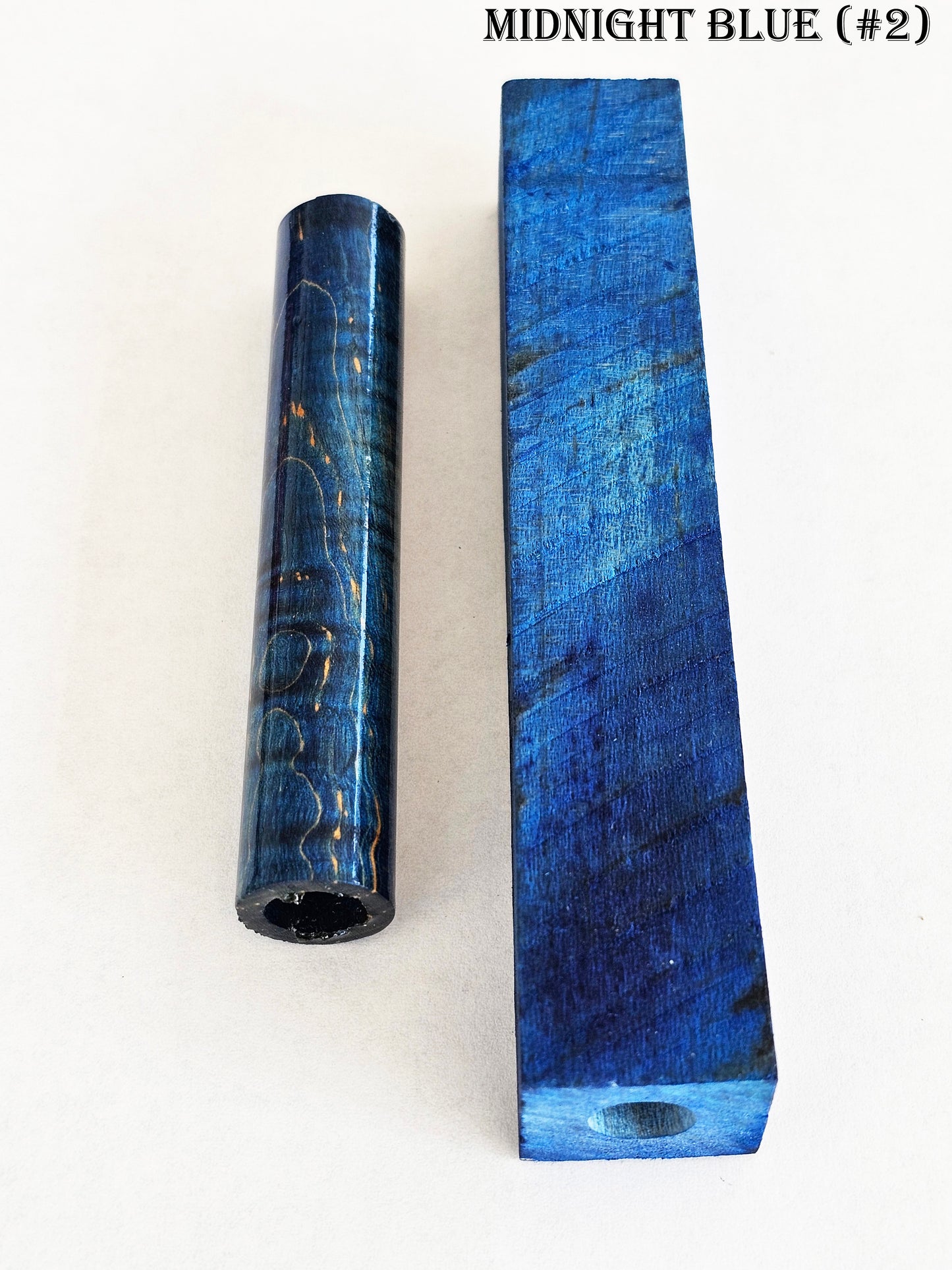 Stabilized Resin Tool Barrel Exotic wood block for reel seat spacer  (9) different colors