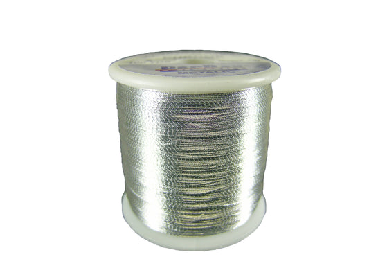 PAC BAY ROD WINDING METALLIC THREAD CHROME SIZE A-1502 100YDS SPOOL