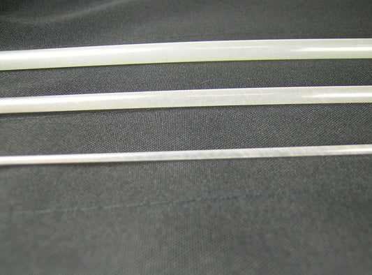 OLDE FLY SHOP FIBERGLASS FLY ROD BLANK 6' 6" 3WT 3PC TRANSLUCENT WITH CLOTH BAG