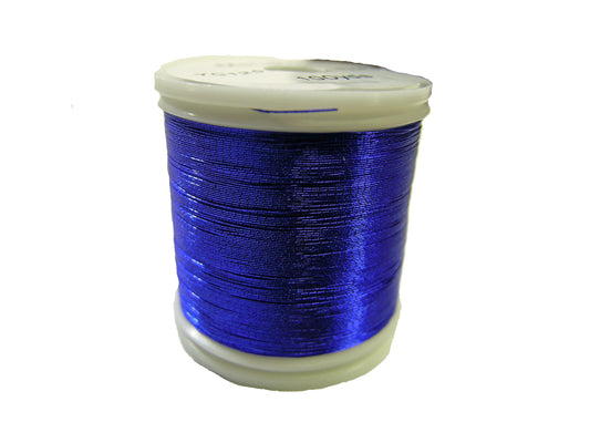 OLDE FLY SHOP ROD BUILDING METAILLIC THREAD 100YDS SIZE A BLUE