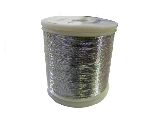 OLDE FLY SHOP ROD BUILDING METAILLIC THREAD 100YDS SIZE A WHITE