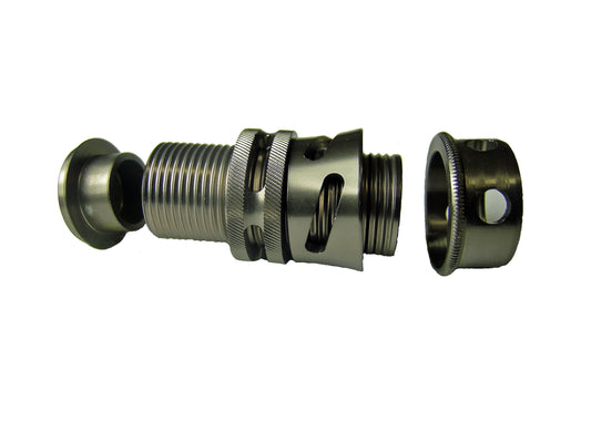 PRECISION MACHINED SKELETON REEL SEAT GUNSMOKE GRAY SK UL4C