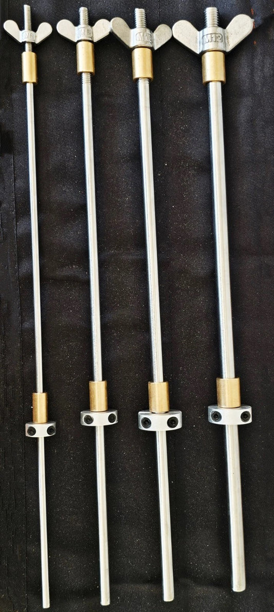 OLDE FLY SHOP STAINLESS STEEL MANDRILLS FOR ROD BUILDES FOUR SIZES