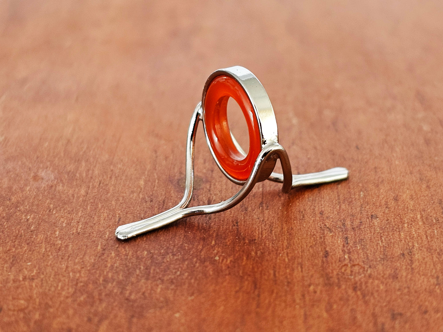 NICKEL SILVER SOLID RED AGATE STRIPPING GUIDE