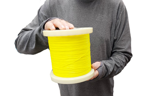OLDE FLY SHOP PE PREMIUM FLY LINE BACKING 65LB 3000M (3280 YDS) HIGH VIS YELLOW (Copy)