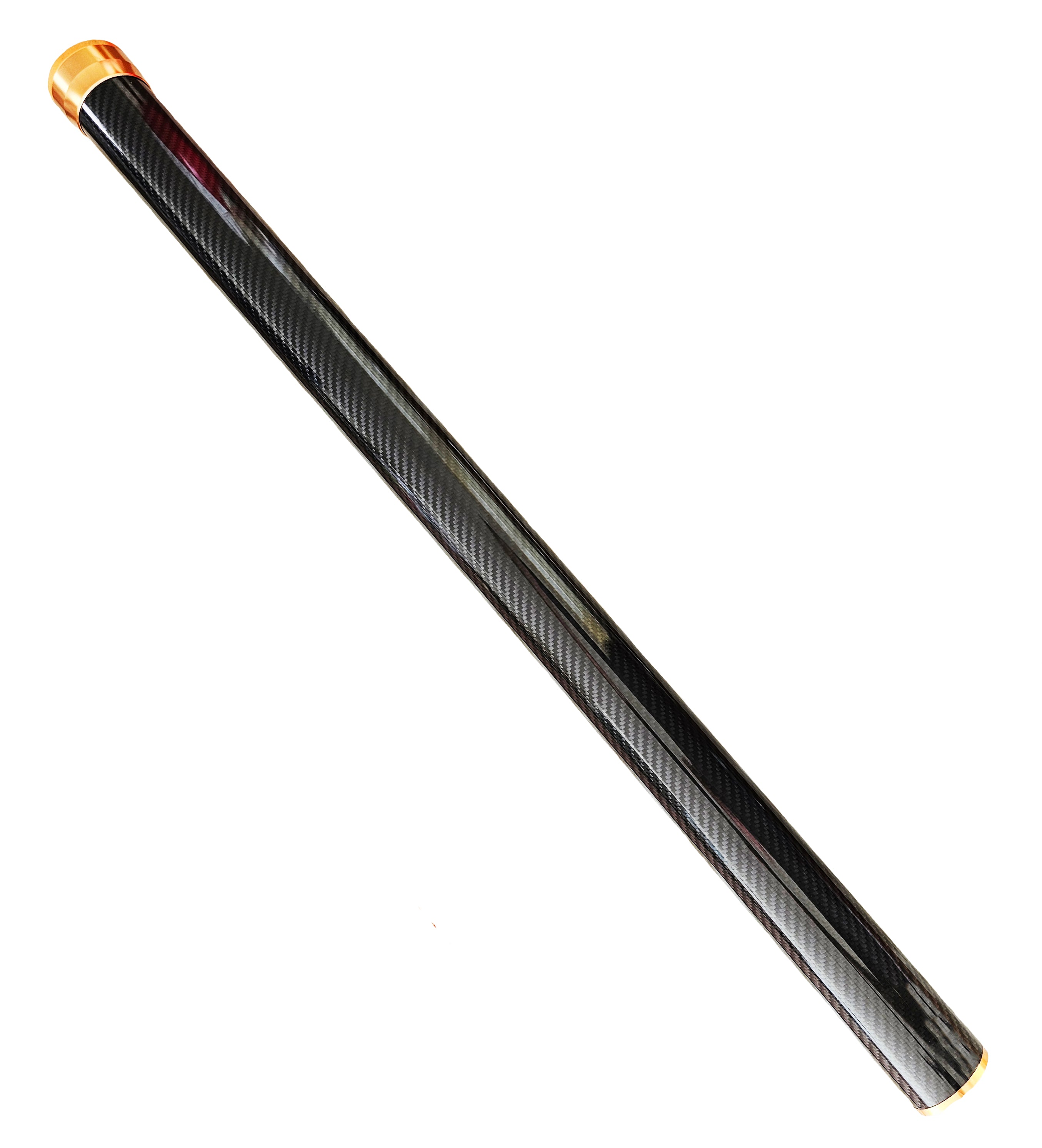 Olde Fly Shop Carbon Fiber 2-Rod Carrying Tube - 2" Diameter, Adjustable Length For 2pc/4pc Fly Rods 2wt-12wt